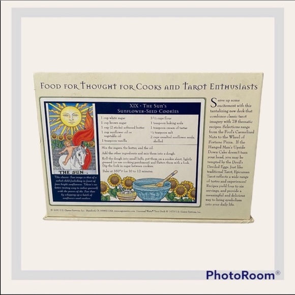 Epicurean Tarot Recipe Cards by Corrine Kenner 78 card tarot deck in stand box - Picture 4 of 8